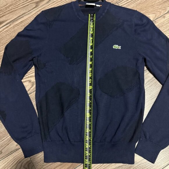 Lacoste LIVE Men’s Navy Blue Crewneck Sweater – Size XS (2) - Picture 9 of 16